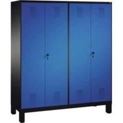 C+P Umkleidespind 4901042S10072 Füße 4Abteile B1600mm Sgr/ebl -Lagermöbel 01f160c2 823b 457e 8011 83ae9fc49c5e