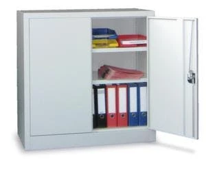 Aufsatzschrank, F. Büro-Flügeltürenschrank, HxBxT 790x1200x400mm, M. Böden, Doppel-Flügeltür, Korpus Stahl RAL7035 7 Aufsatzschrank, F. Büro-Flügeltürenschrank, HxBxT 790x1200x400mm, M. Böden, Doppel-Flügeltür, Korpus Stahl RAL7035 – Bild 5