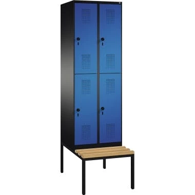 C+P Doppelstockspind 4932020S10097 Sockel 4Fächer B600mm Sgr/ebl 4 C+P Doppelstockspind 4932020S10097 Sockel 4Fächer B600mm Sgr/ebl – Bild 2