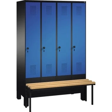 C+P Umkleidespind 4902040S10157 Sockel 4Abteile B1200mm Sgr/ebl 4 C+P Umkleidespind 4902040S10157 Sockel 4Abteile B1200mm Sgr/ebl – Bild 2