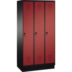 C+P Umkleidespind 4901030S10135 Füße 3Abteile B900mm Sgr/rrt 12 C+P Umkleidespind 4901030S10135 Füße 3Abteile B900mm Sgr/rrt -Lagermöbel 351d4349 f6c3 4b87 bf5a a81a45936d45