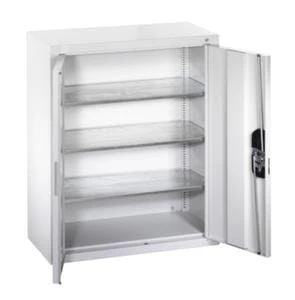 Schrank Mit Kästen, HxBxT 830x700x300mm, 4xStahlboden, 30 Kästen, Zyl.-Schl., Korpus RAL7035, Front RAL7035 5 Schrank Mit Kästen, HxBxT 830x700x300mm, 4xStahlboden, 30 Kästen, Zyl.-Schl., Korpus RAL7035, Front RAL7035 – Bild 3