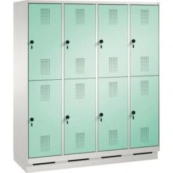 C+P Doppelstockspind 4932042S10012 Sockel 8Fächer B1600mm Lgr/ebl -Lagermöbel 4dcc132a d978 45e6 8e6c e11888a7882e