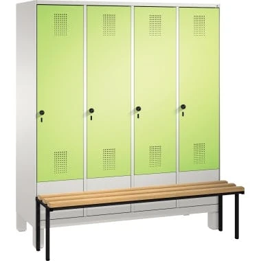 C+P Umkleidespind 4903042S10018 Sitzbank 4Abteile B1600mm Lgr/vgn 3 C+P Umkleidespind 4903042S10018 Sitzbank 4Abteile B1600mm Lgr/vgn