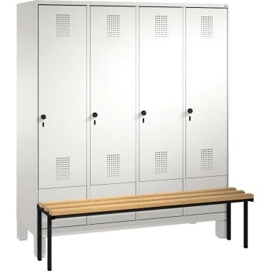 C+P Umkleidespind 4903042S10018 Sitzbank 4Abteile B1600mm Lgr/vgn 6 C+P Umkleidespind 4903042S10018 Sitzbank 4Abteile B1600mm Lgr/vgn – Bild 4