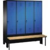 C+P Umkleidespind 4903042S10025 Sitzbank 4Abteile B1600mm Sgr/ebl -Lagermöbel 66583b22 478e 4954 b141 0848456bad01 1