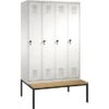 C+P Umkleidespind 4905040S10000 Sitzbank 4Abteile B1200mm Lgr/lgr -Lagermöbel 7f87fe5b 6ee6 4024 bdad 814f822a8e9a