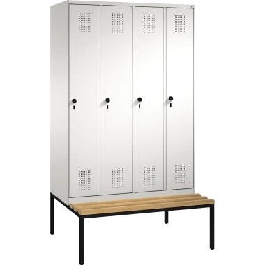 C+P Umkleidespind 4905040S10000 Sitzbank 4Abteile B1200mm Lgr/lgr 3 C+P Umkleidespind 4905040S10000 Sitzbank 4Abteile B1200mm Lgr/lgr