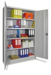 Universalschrank, RAL7035, HxBxT 1950x700x500mm, 4xStahlboden, Zyl.-Schl., Sockel, Korpus RAL7035, Front RAL7035 8 Universalschrank, RAL7035, HxBxT 1950x700x500mm, 4xStahlboden, Zyl.-Schl., Sockel, Korpus RAL7035, Front RAL7035 – Bild 6