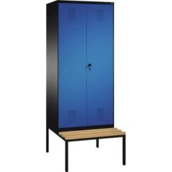 C+P Umkleidespind 4903022S10022 Sitzbank 2Abteile B800mm Sgr/ebl -Lagermöbel 9f678e74 8185 4a8c 8b1f 2f8e9b125d3f