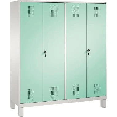 C+P Umkleidespind 4901042S10064 Füße 4Abteile B1600mm Lgr/lgn 7 C+P Umkleidespind 4901042S10064 Füße 4Abteile B1600mm Lgr/lgn – Bild 5
