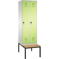 C+P Umkleidespind 4903020S10000 Sitzbank 2Abteile B600mm Lgr/lgr -Lagermöbel c10fefe2 c4ee 43cb a748 b5e2876b7b33