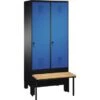 C+P Umkleidespind 4903022S10022 Sitzbank 2Abteile B800mm Sgr/ebl 1 C+P Umkleidespind 4903022S10022 Sitzbank 2Abteile B800mm Sgr/ebl -Lagermöbel cccdd4ce 1349 46e8 81d3 58ce1822b6fe