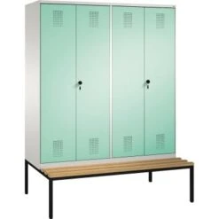 C+P Umkleidespind 4903042S10022 Sitzbank 4Abteile B1600mm Lgr/lgn -Lagermöbel e46cbb5b 2c00 441c 9422 509f8c210e39